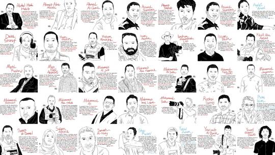 प्यालेस्टाइनमा हत्या भएका पत्रकारहरु