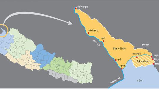 लिपु लेक नेपाल भारत चीन कालापानी